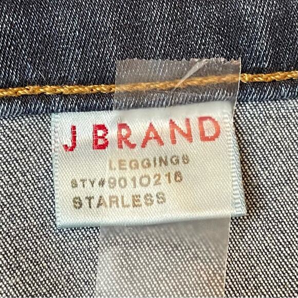 J BRAND MID RISE SKINNY STARLESS JEGGINGS DARK BLUE MEDIUM 28 - Picture 8 of 10